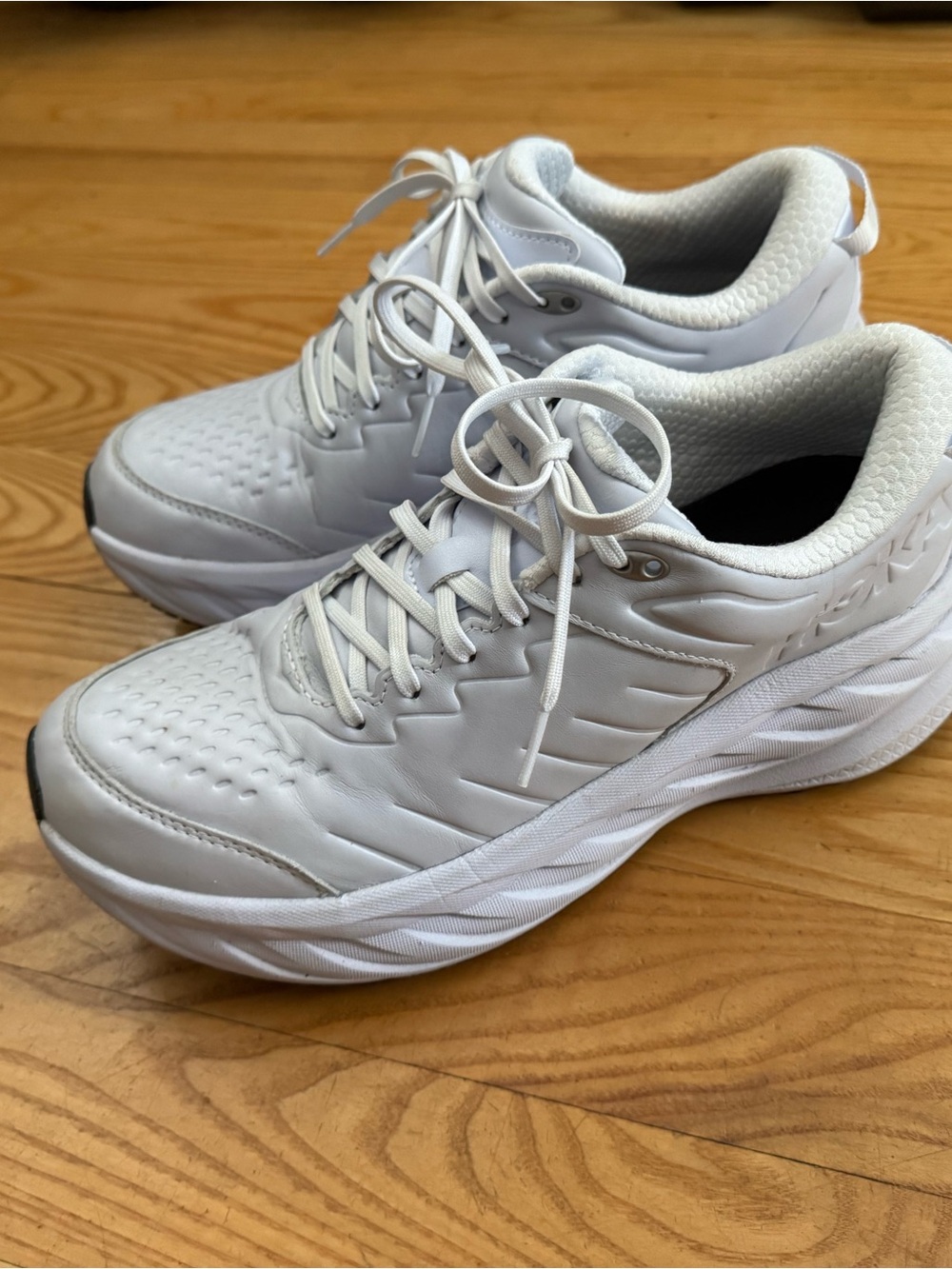 Hoka One One Women's White Athletic Sneakers
